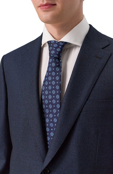 Мужской шелковый галстук CANALI, арт. 18/HJ04426