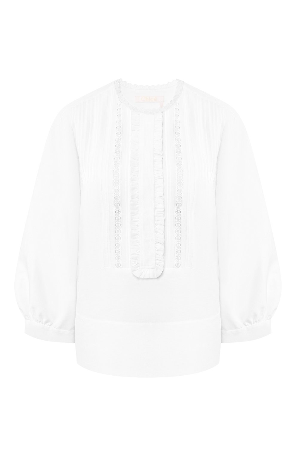 Блузка из смеси льна и хлопка CHLOÉ, арт. CHC20SHT85148, фото 1