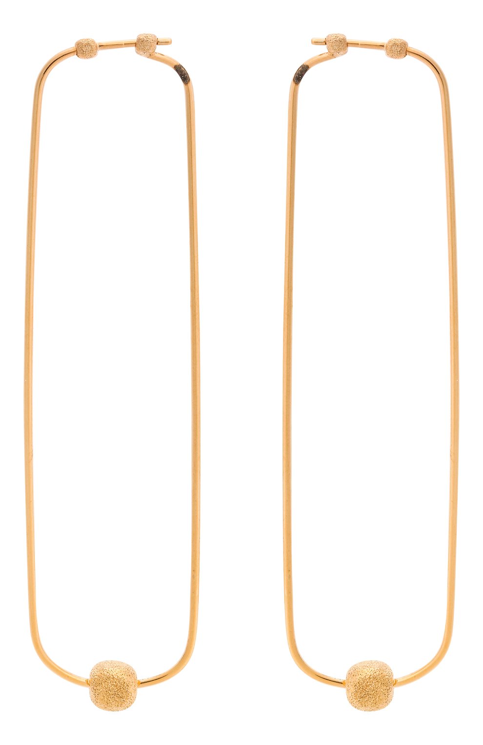 Серьги BRUNELLO CUCINELLI золотого цвета по цене 158000 руб., арт. M0RW9LA32, фото 1 Серьги BRUNELLO CUCINELLI, арт. M0RW9LA32, фото 1