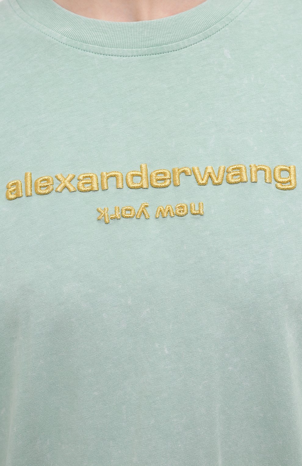 Хлопковый лонгслив ALEXANDER WANG голубого цвета по цене 39050 руб., арт. UCC1211031, фото 5 Хлопковый лонгслив ALEXANDER WANG, арт. UCC1211031, фото 5