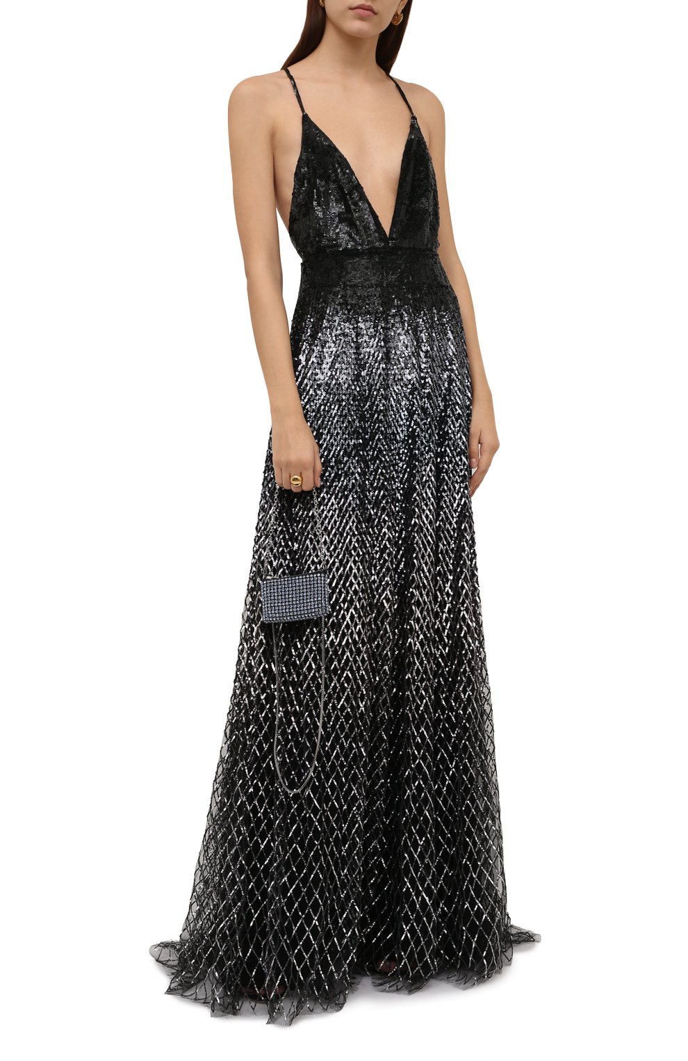 Платье с пайетками VALENTINO, арт. UB0VDB551ED, фото 2