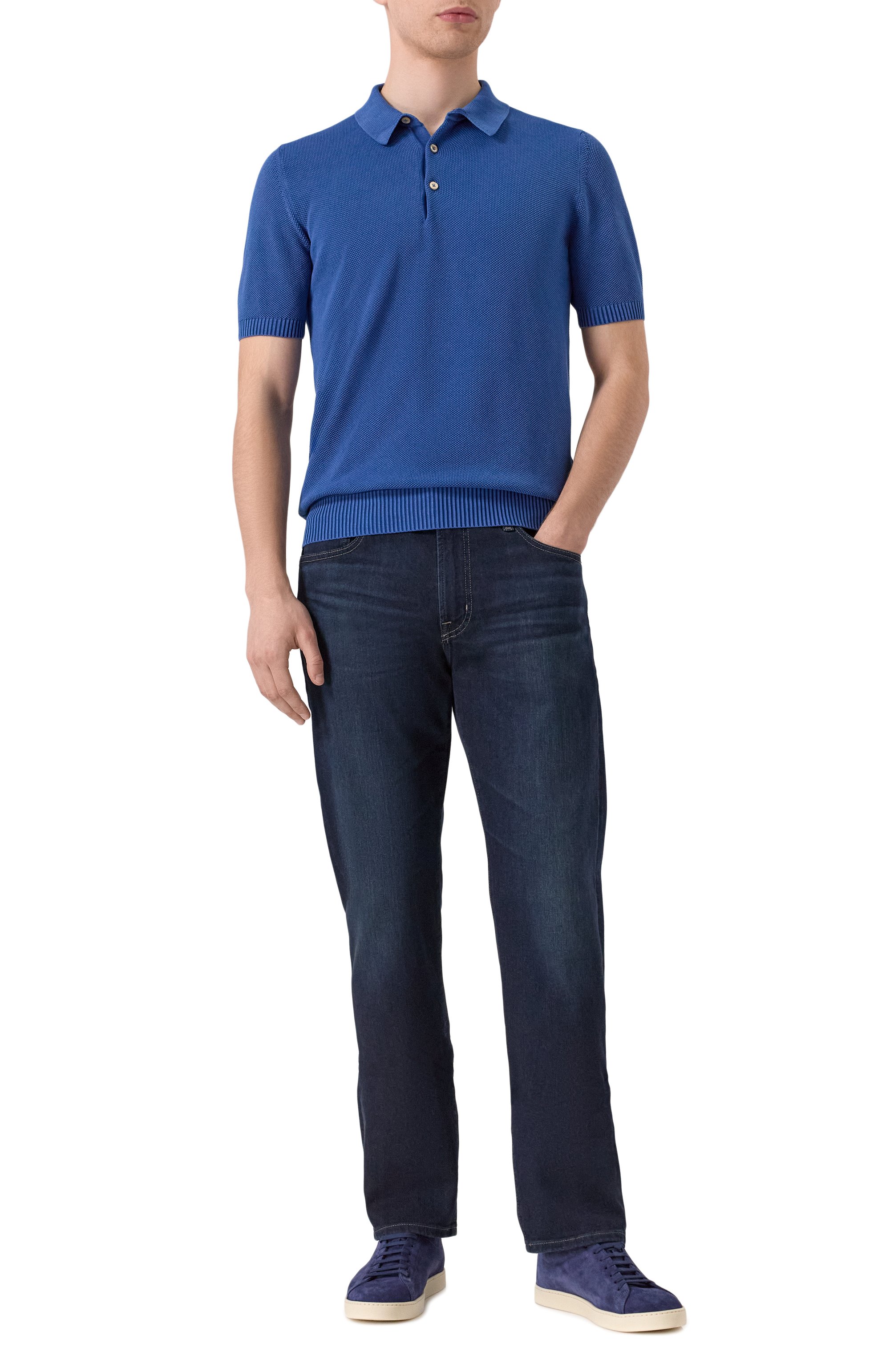 Хлопковое поло BOGLIOLI, арт. 91554T/SB4801, фото 2