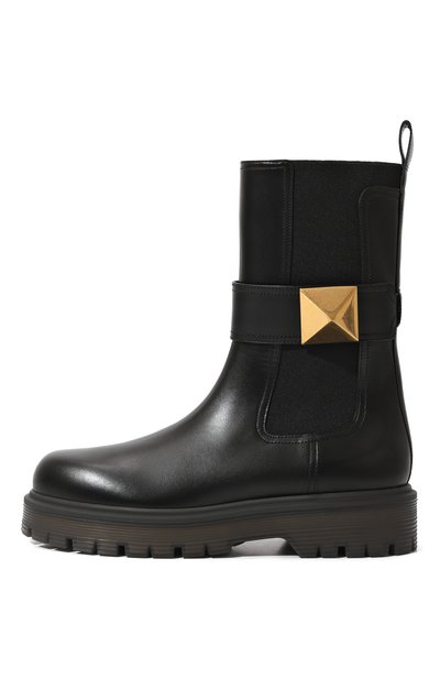 Кожаные челси one stud VALENTINO, арт. 3W2S0FY1KUM, фото 4