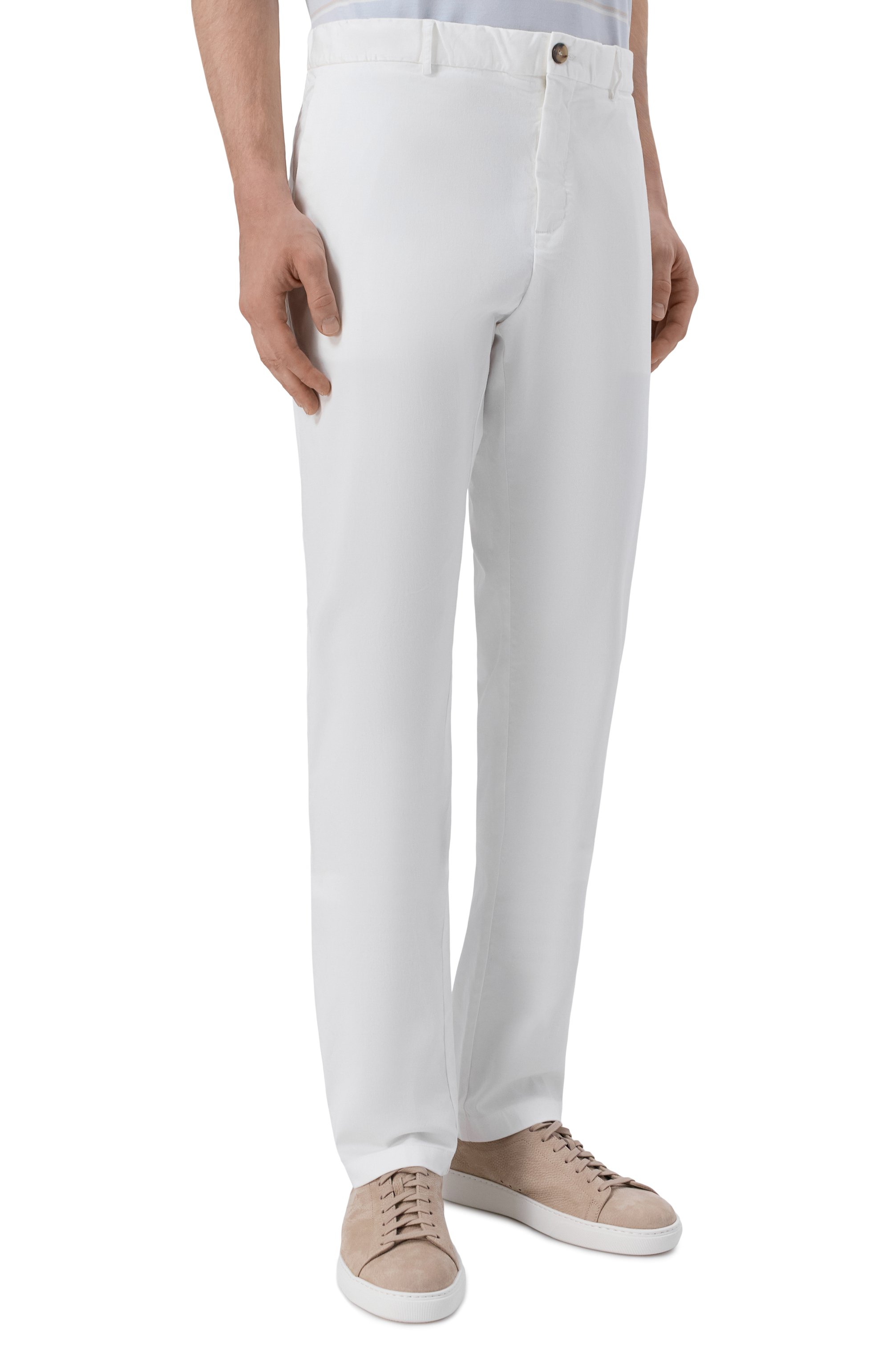 Брюки из хлопка и лиоцел ла PAUL&SHARK, арт. 99314016, фото 3