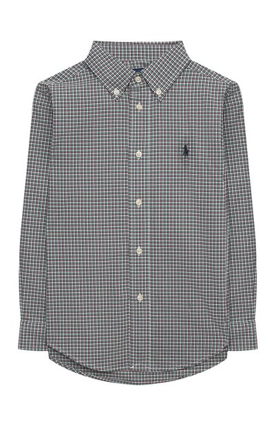 Хлопковая рубашка RALPH LAUREN, арт. 322798996