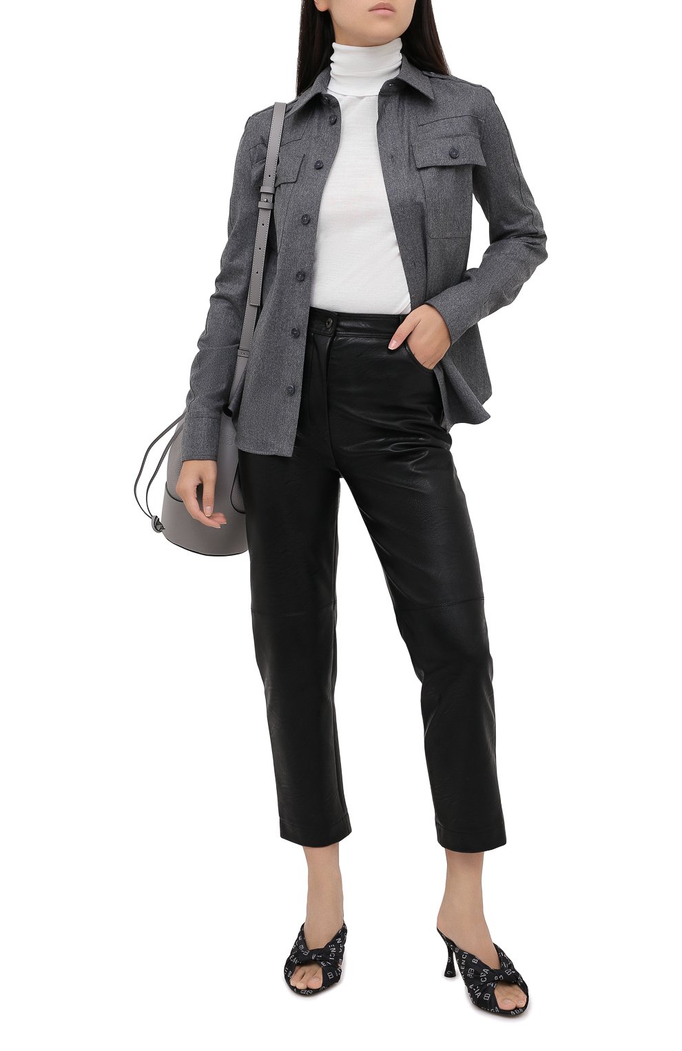 Рубашка из шерсти и хлопка STELLA MCCARTNEY, арт. 602108/SNB53, фото 2