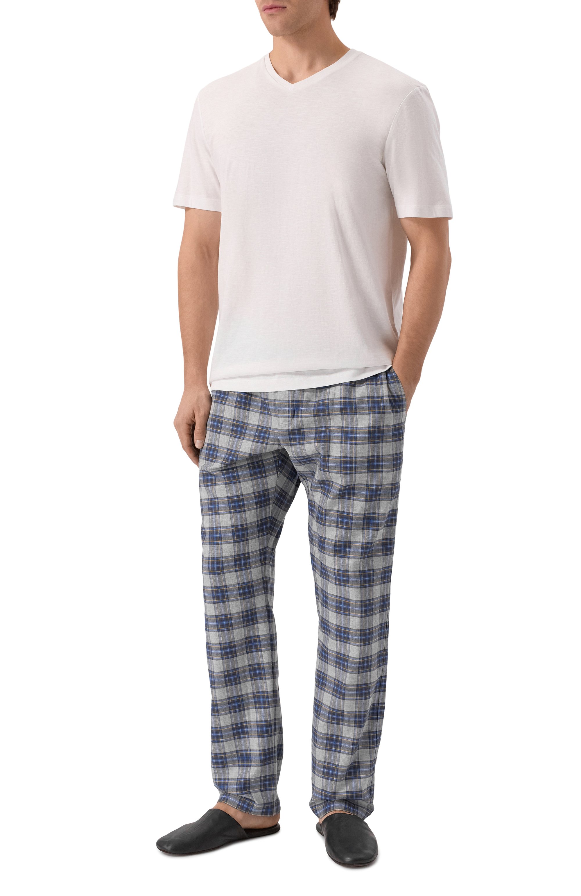 Хлопковые домашние брюки ROBERTO RICETTI, арт. PATASCA LUNG0/C35406, фото 2