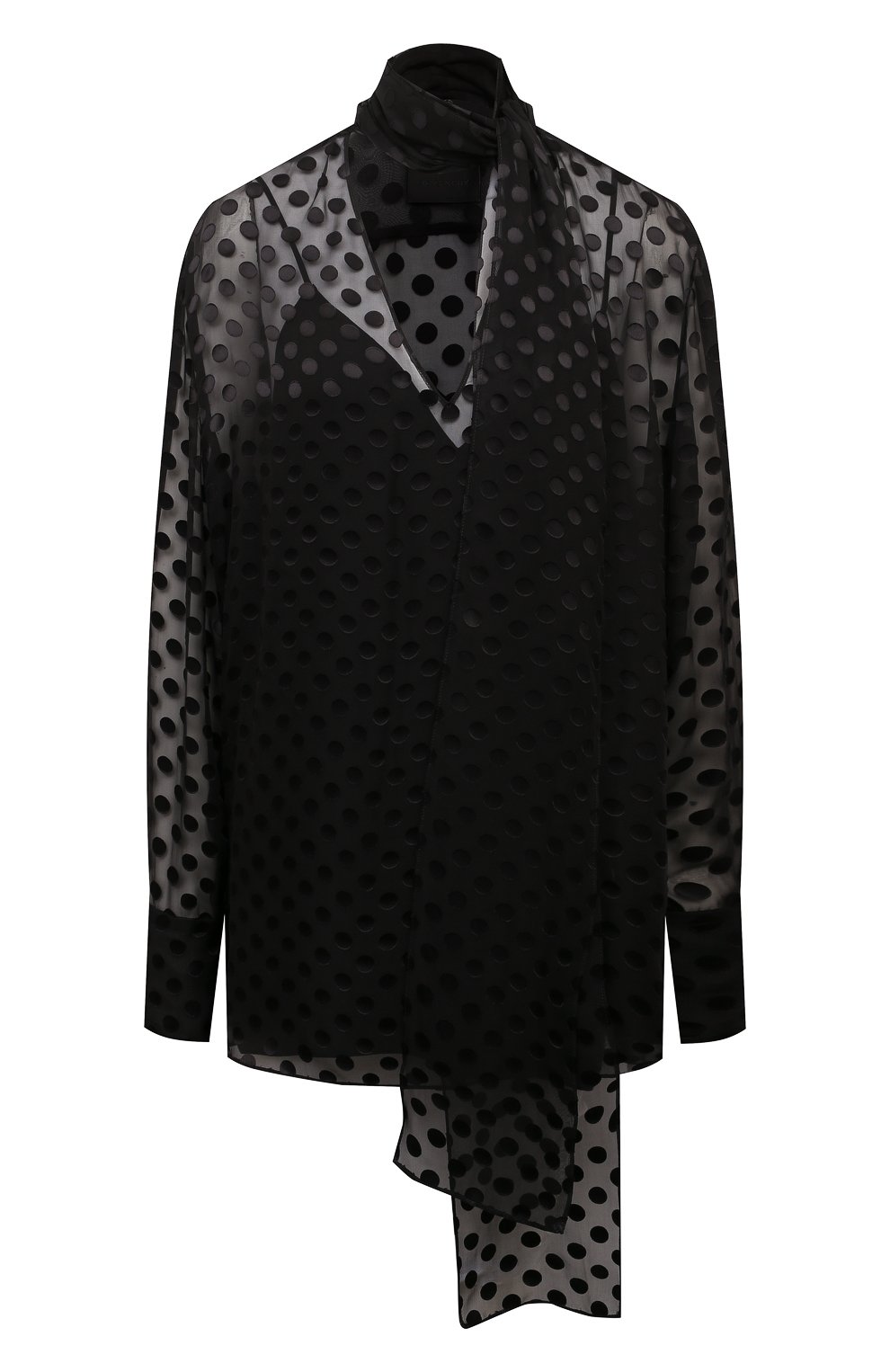 Блузка из шелка и вискозы GIVENCHY, арт. BW61B3/15NV, фото 1