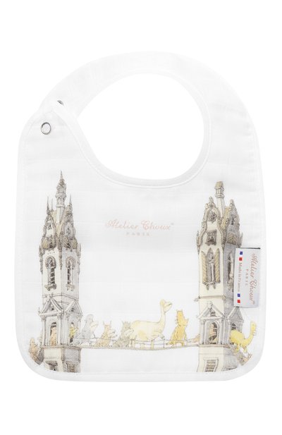 Хлопковый нагрудник ATELIER CHOUX, арт. SMALL BIB T0WER`S BRIDGE, фото 2