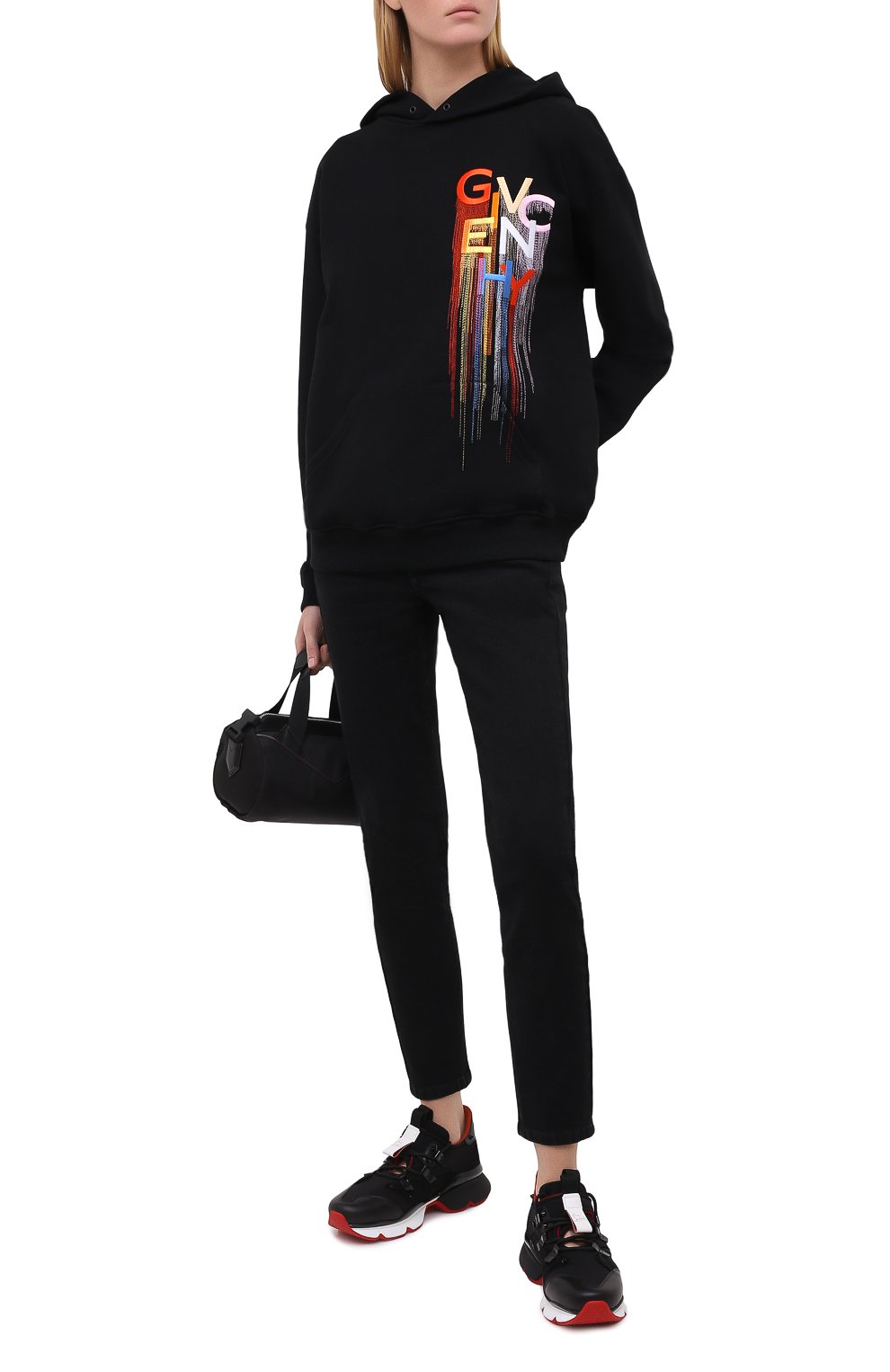 Хлопковое худи GIVENCHY, арт. BWJ01C3Z43, фото 2