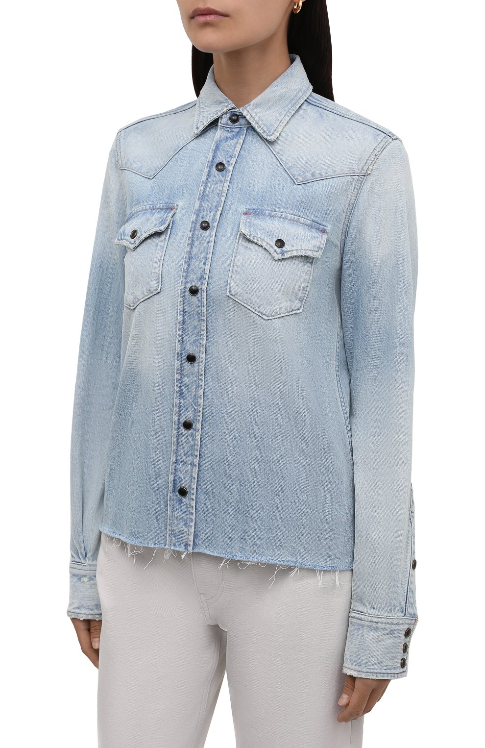 Джинсовая рубашка SAINT LAURENT, арт. 653999/Y31GA, фото 3