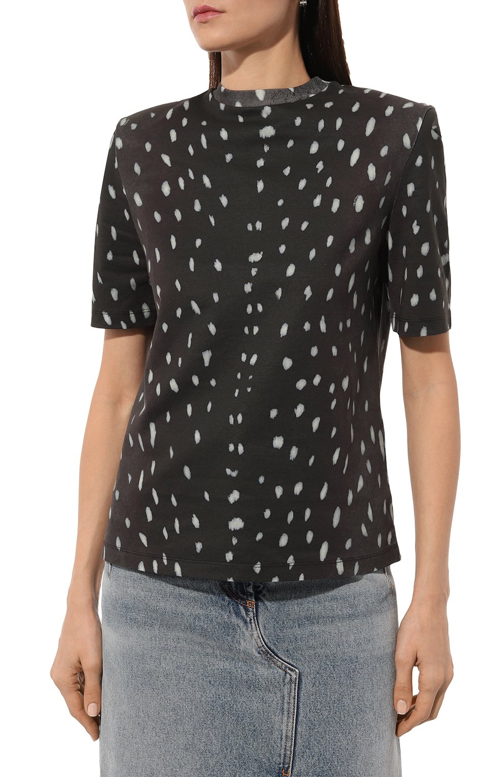 Хлопковая футболка THE ATTICO, арт. 241WCT04/J040P, фото 3