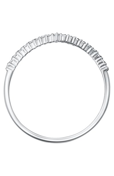 Кольцо-волна с цирконами MOONKA, арт. tr-wr-r, фото 4