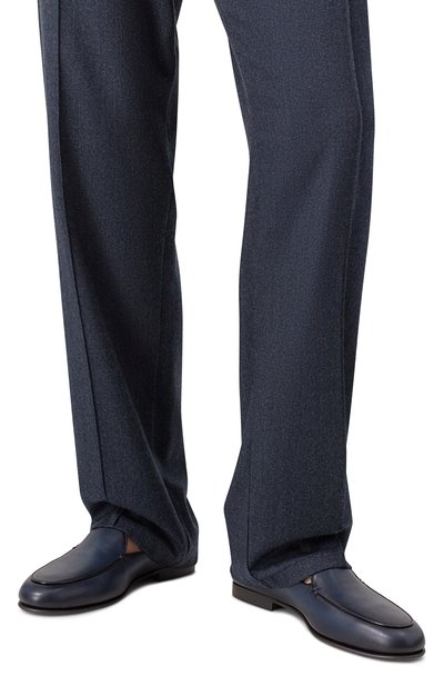 Кожаные лоферы vibe SANTONI, арт. MGEG19088SM0MMEM, фото 3