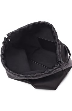 Женская сумка dumpling JIL SANDER черного цвета, арт. J07WG0027/P7365 | Фото 5 (Размер: small; Материал сплава: Проставлено; Драгоценные камни: Проставлено; Материал: Натуральная кожа)