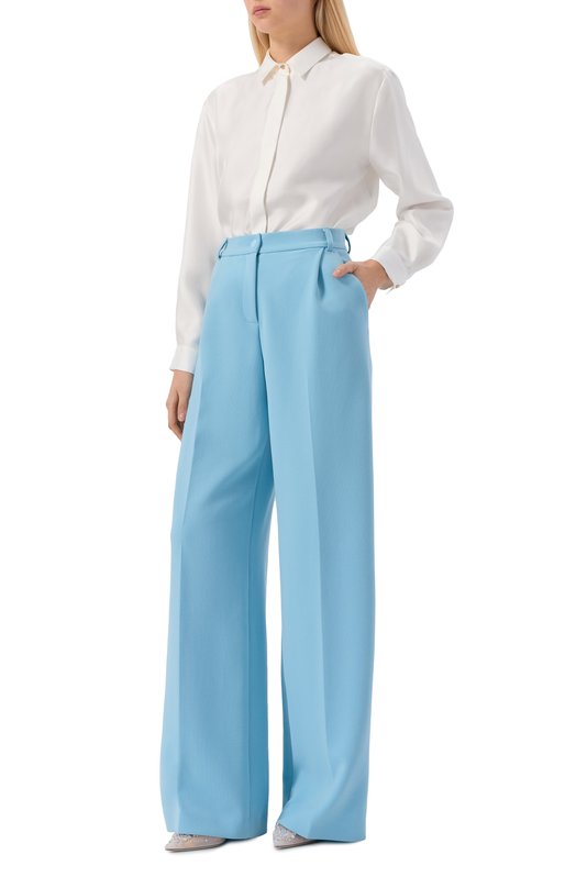 Шелковая блузка OLOLOL OLBL011/1555.101/BASE Кремовый  OLBL011/1555.101/BASE Фото 2