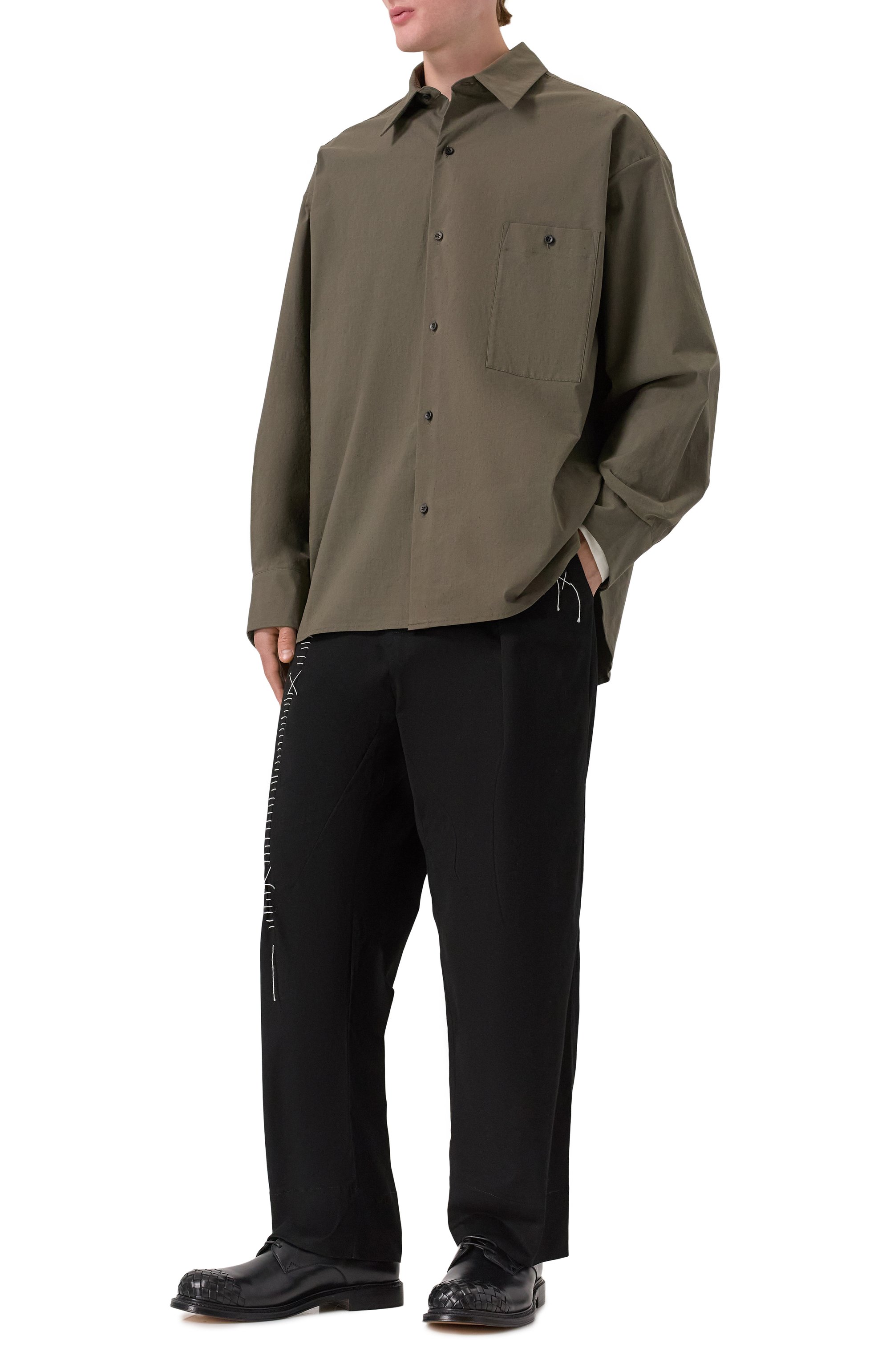 Хлопковые брюки 139DEC, арт. PN395-BK, фото 2