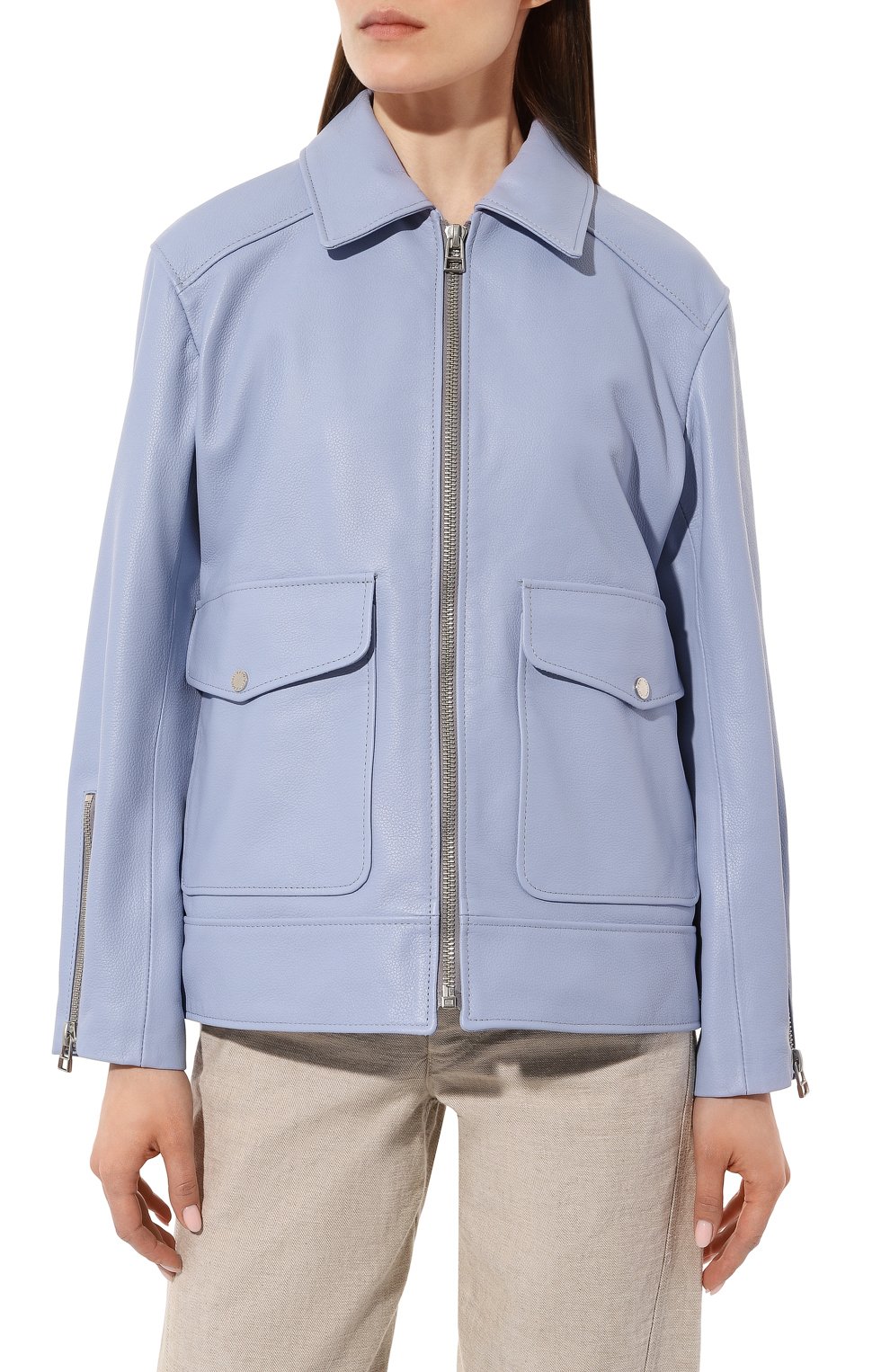 Кожаная куртка MASLOV, арт. SMW16, фото 3