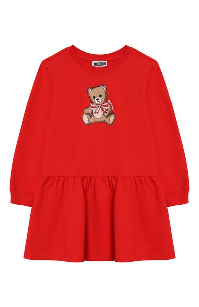 Хлопковое платье MOSCHINO, арт. HDV0H7/LDA16/4-8
