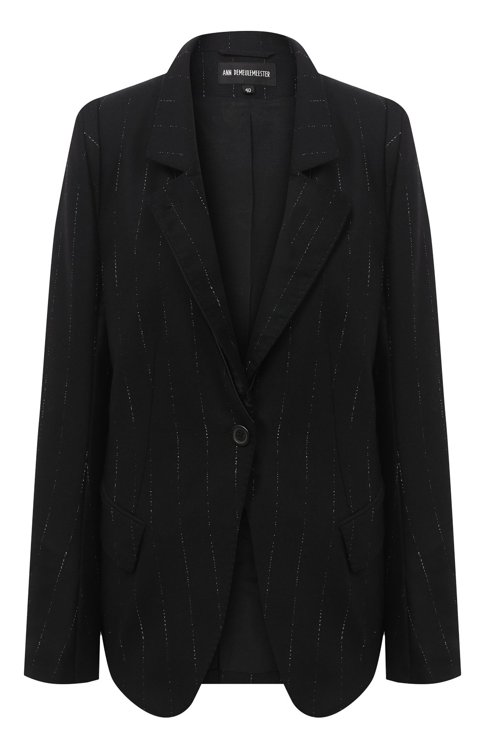 Шерстяной жакет ANN DEMEULEMEESTER, арт. 2002-1004-P-163-098, фото 1