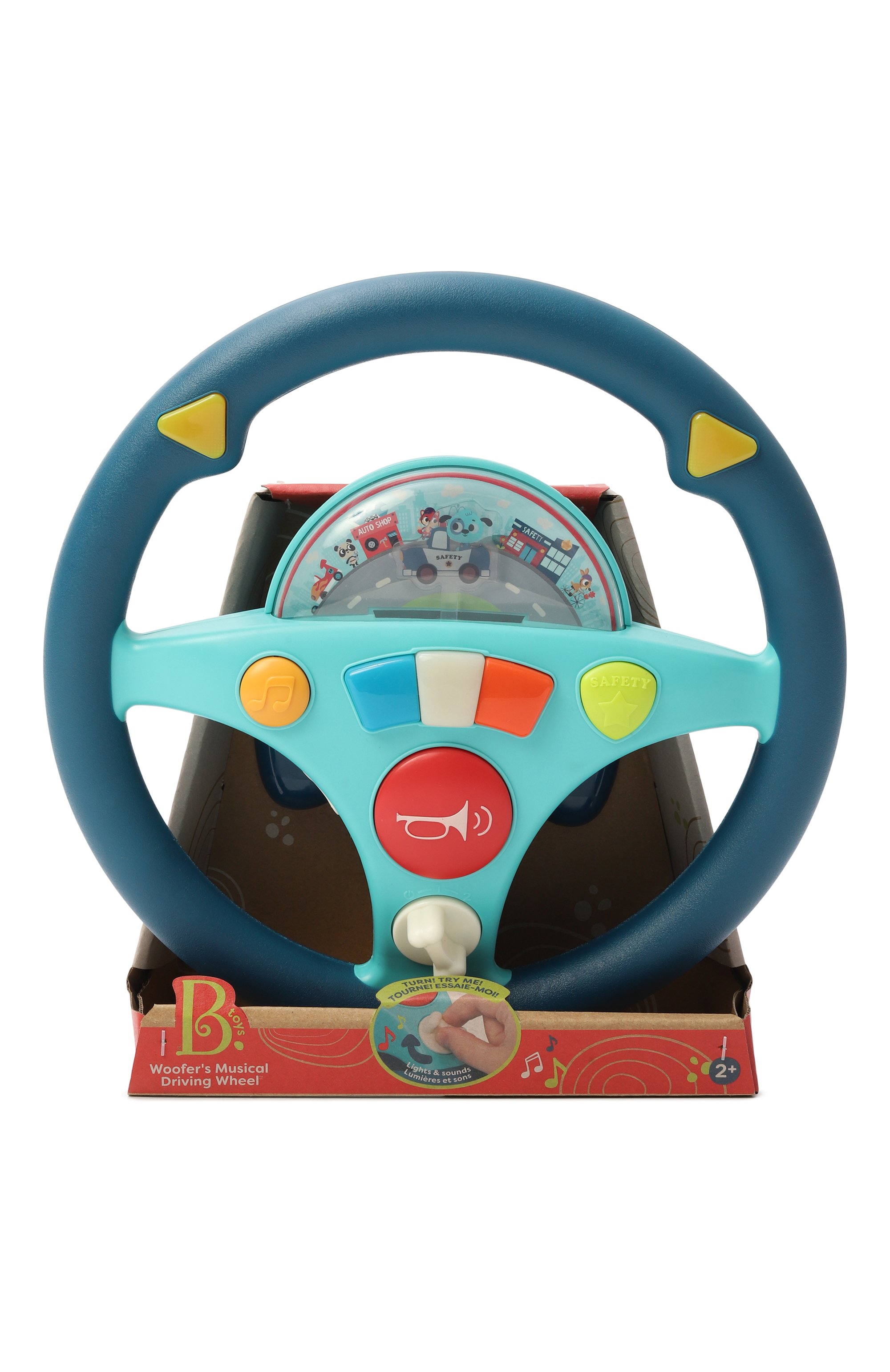 Музыкальный руль собачка B.TOYS разноцветного цвета по цене 7940 руб., арт. LB1917, фото 1 Музыкальный руль собачка B.TOYS, арт. LB1917, фото 1