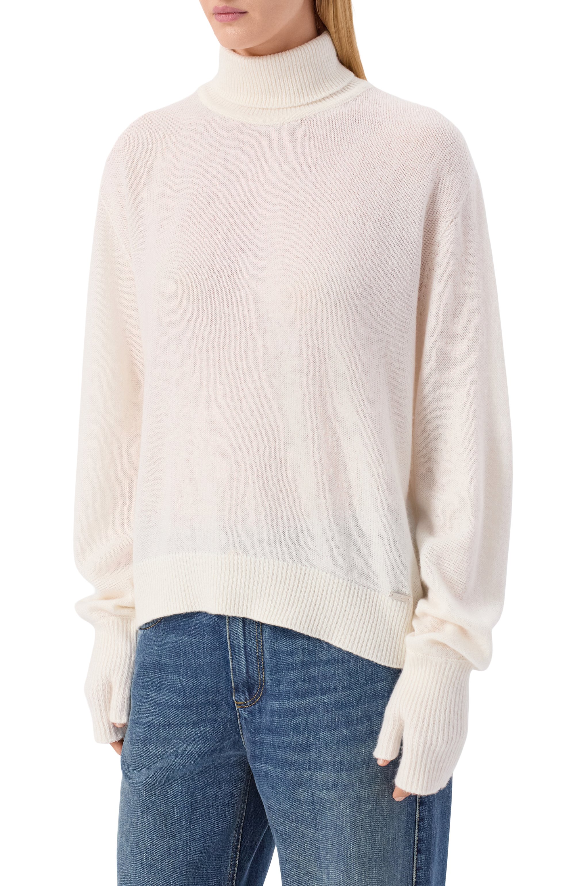 Свитер из кашемира и шелка KITON, арт. D5672330001, фото 3