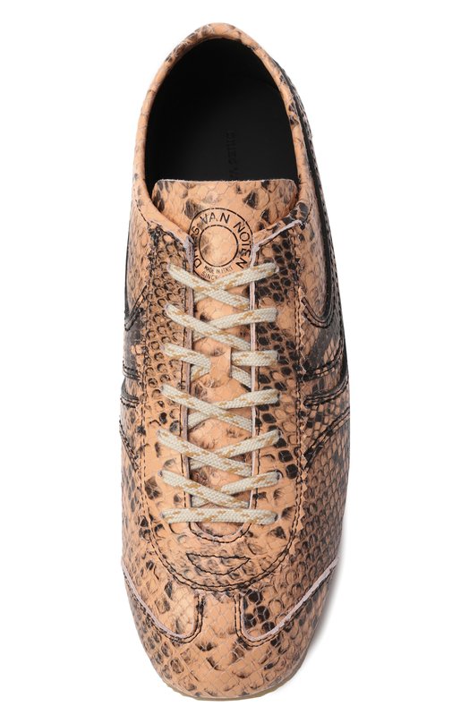 Кожаные кеды Dries Van Noten WS251-1169 Оранжевый  WS251-1169 Фото 6