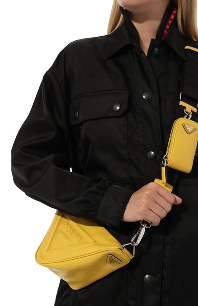 Сумка triangle PRADA, арт. 1BH190-2BYA-F0377-BRO, фото 2