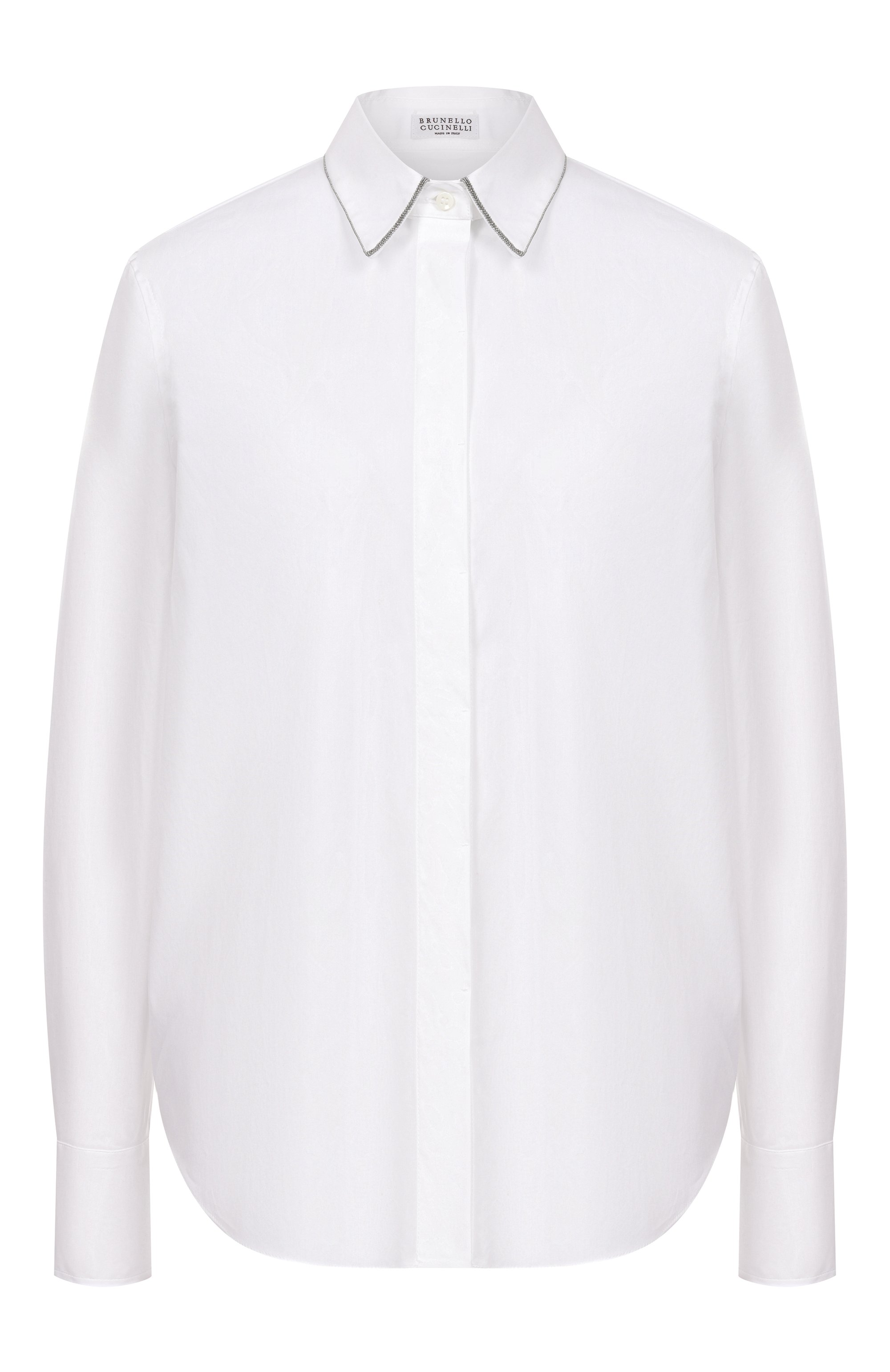 Хлопковая рубашка BRUNELLO CUCINELLI, арт. M0091MA606, фото 1