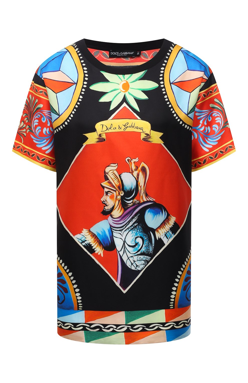 Шелковый топ DOLCE & GABBANA, арт. F74A9T/FI1MJ, фото 1