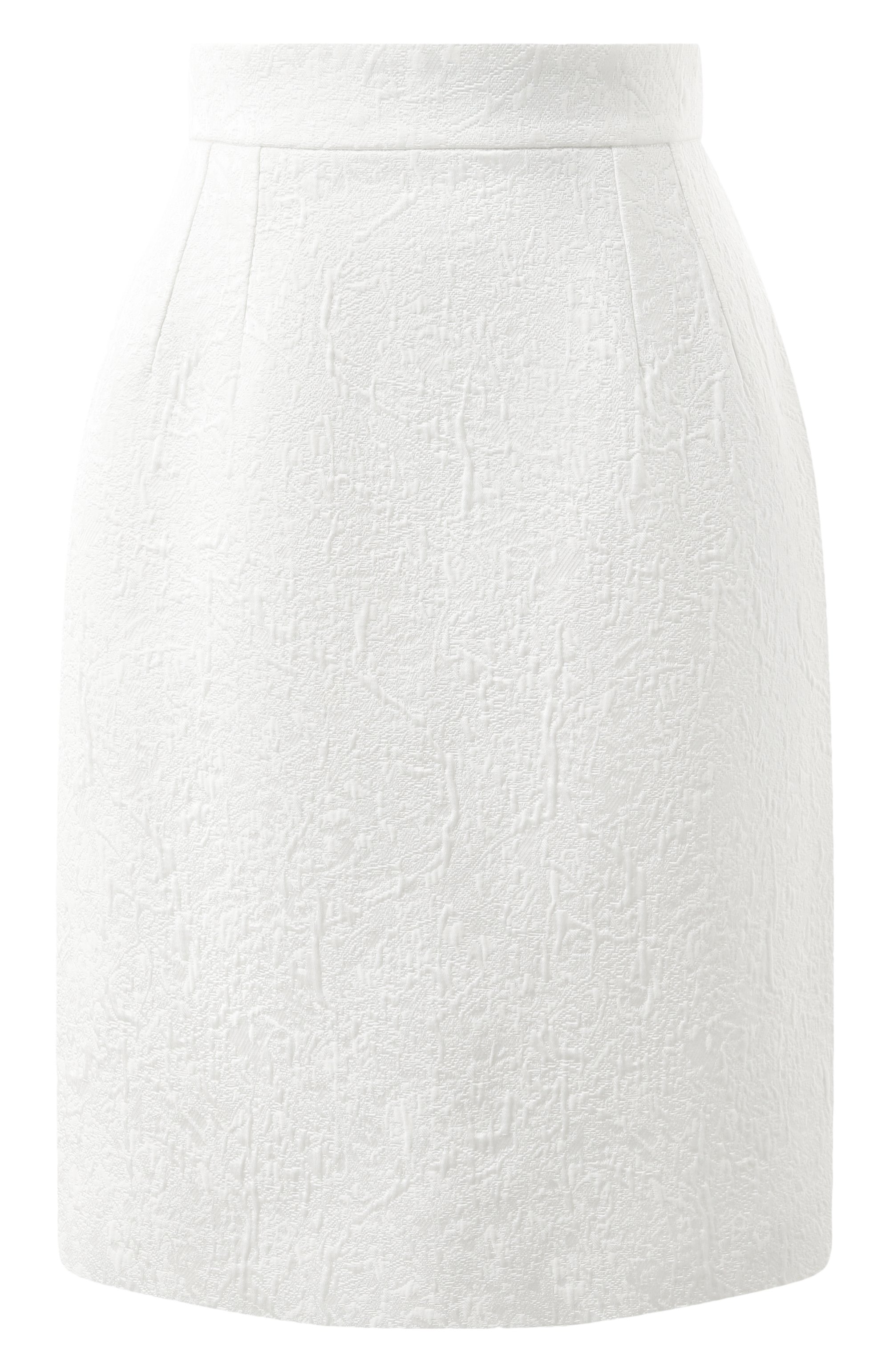 Юбка из хлопка и вискозы DOLCE & GABBANA, арт. F4CHDT/FJTBV, фото 1