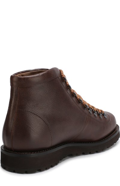Высокие кожаные ботинки на шнуровке BRUNELLO CUCINELLI, арт. MZUKABH920, фото 4