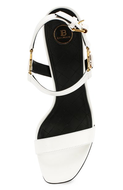 Кожаные босоножки pernille BALMAIN, а рт. TN1C293/LGDB, фото 5