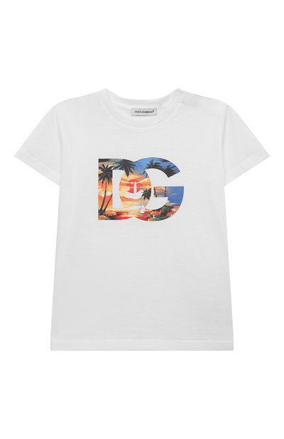 Хлопковая футболка DOLCE & GABBANA, арт. L1JTEY/G7I6A, фото 1