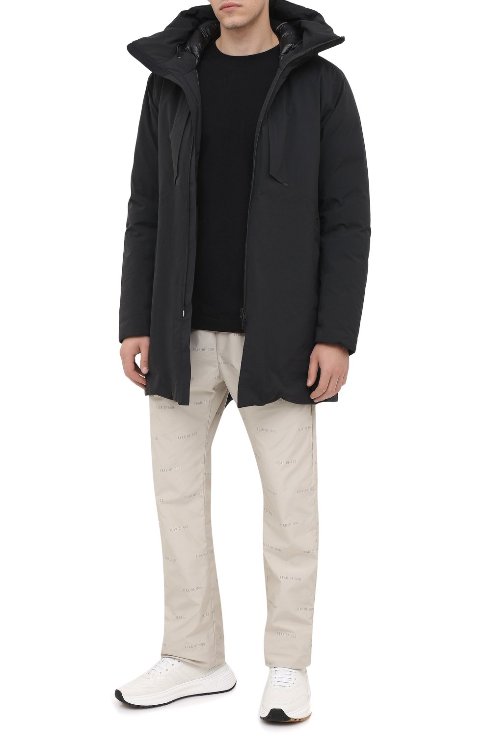 Хлопковый лонгслив RTA, арт. MF094-49BLK2, фото 2