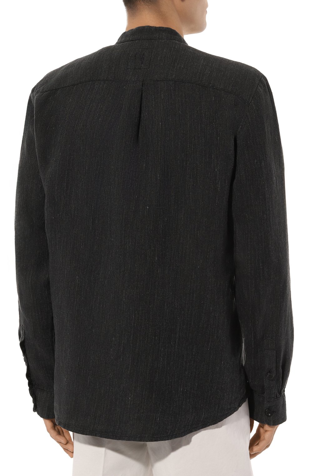 Льняная рубашка HANNES ROETHER, арт. TU29BS.6043, фото 4