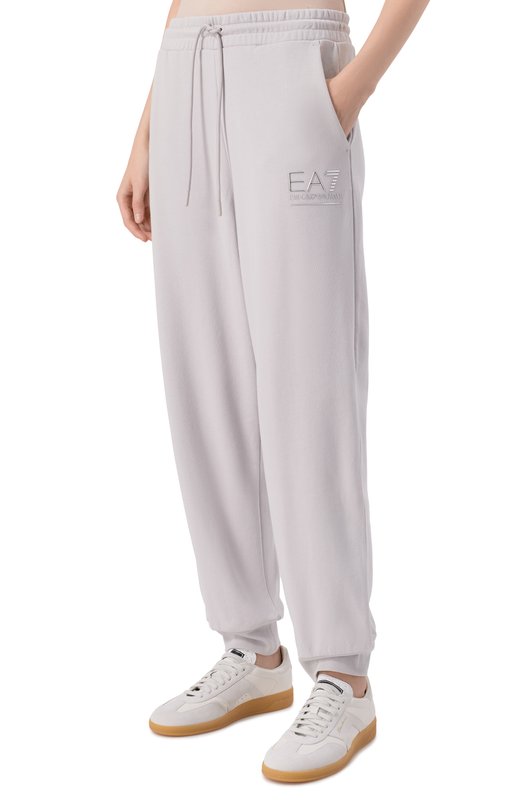 Хлопковый костюм EA7 7W000420/AF12473 Серый  7W000420/AF12473 Фото 5