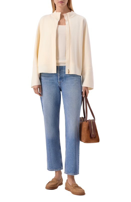 Шерстяной кардиган Max Mara MXMSP0RT Кремовый  MXMSP0RT Фото 2