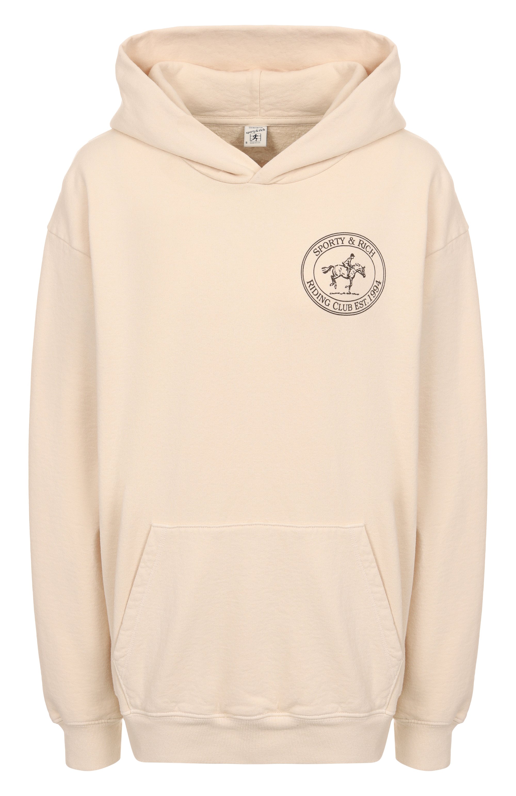 Хлопковое худи SPORTY AND RICH, арт. ST070612244CR01, фото 1