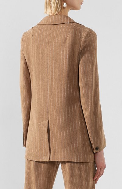 Хлопковый жакет RAG AND BONE коричневого цвета по цене 64450 руб., арт. WAW20S40052P05, фото 4 Хлопковый жакет RAG AND BONE, арт. WAW20S40052P05, фото 4