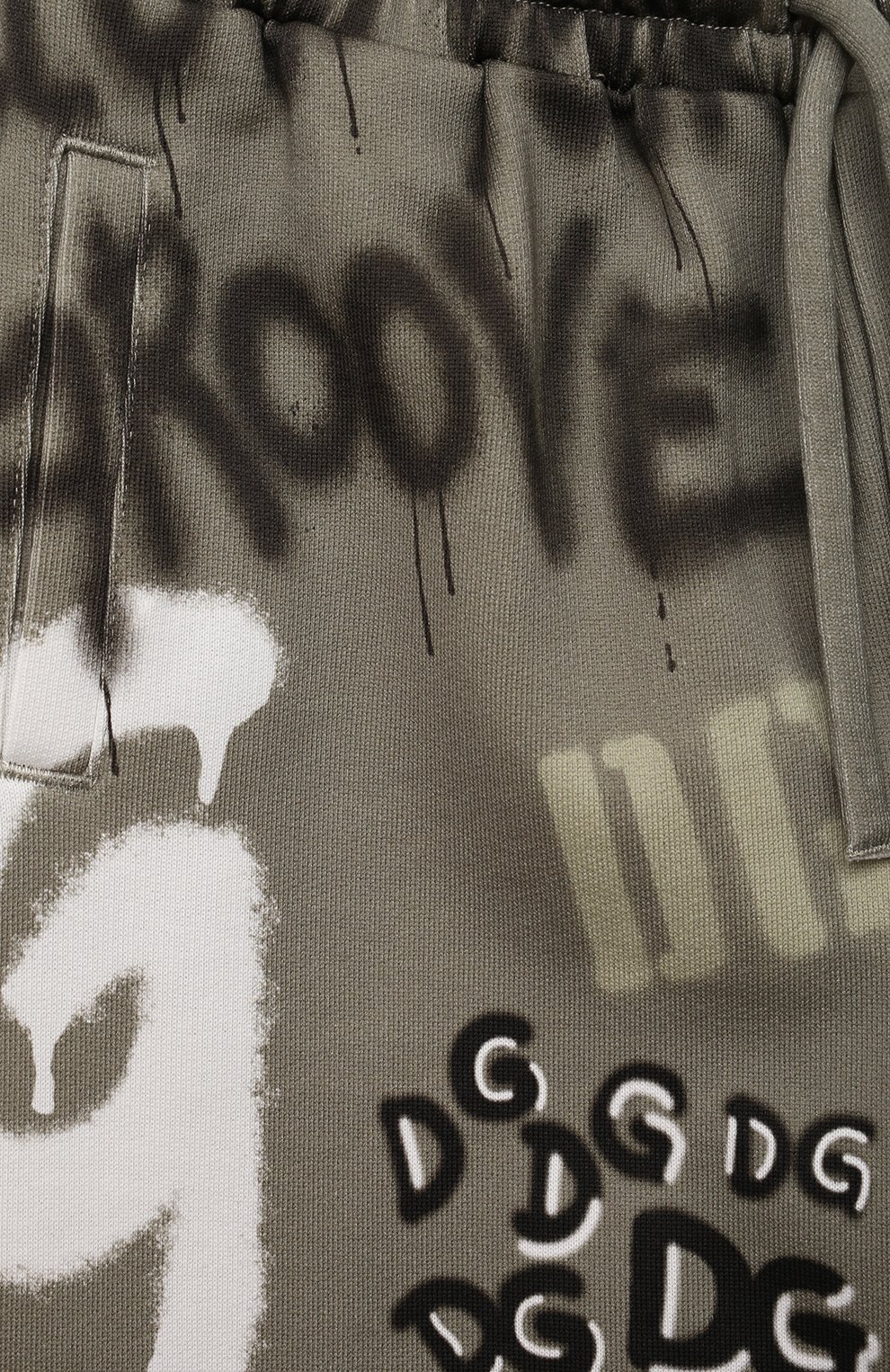 Хлопковые шорты DOLCE & GABBANA хаки цвета по цене 28500 руб., арт. L4JQJ3/G7BJ5/8-14, фото 3 Хлопковые шорты DOLCE & GABBANA, арт. L4JQJ3/G7BJ5/8-14, фото 3