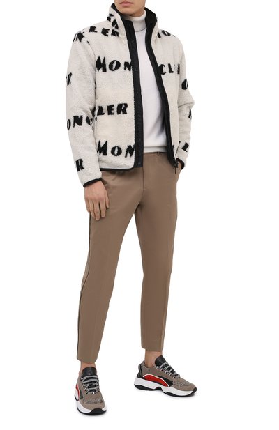 Комбинированные кроссовки d551 DSQUARED2 коричневого цвета по цене 57750 руб., арт. SNM0132 01503264, фото 2 Комбинированные кроссовки d551 DSQUARED2, арт. SNM0132 01503264, фото 2