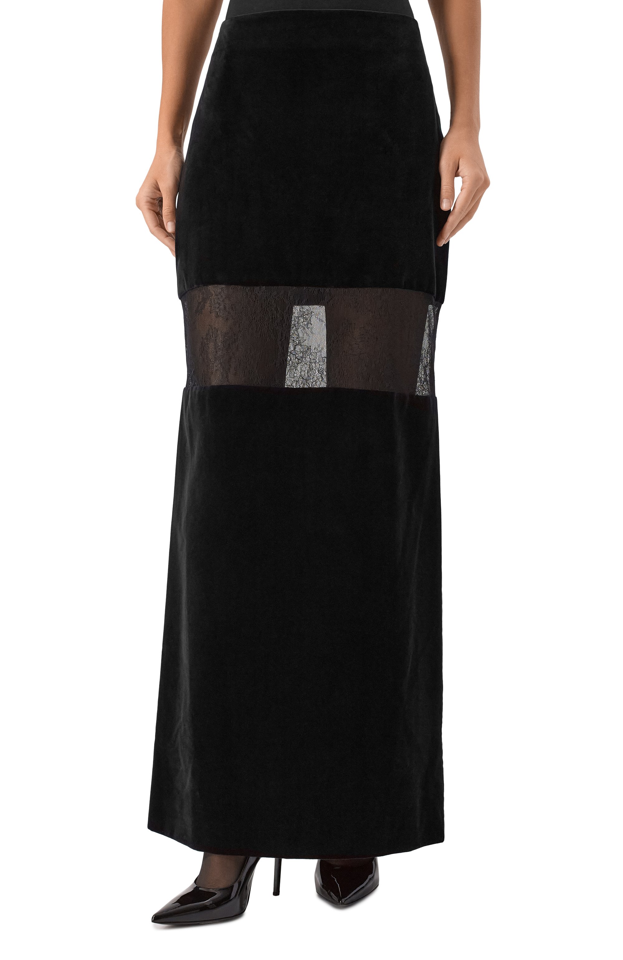 Бархатная юбка NINA RICCI, арт. 25ACJU023/C01100, фото 3