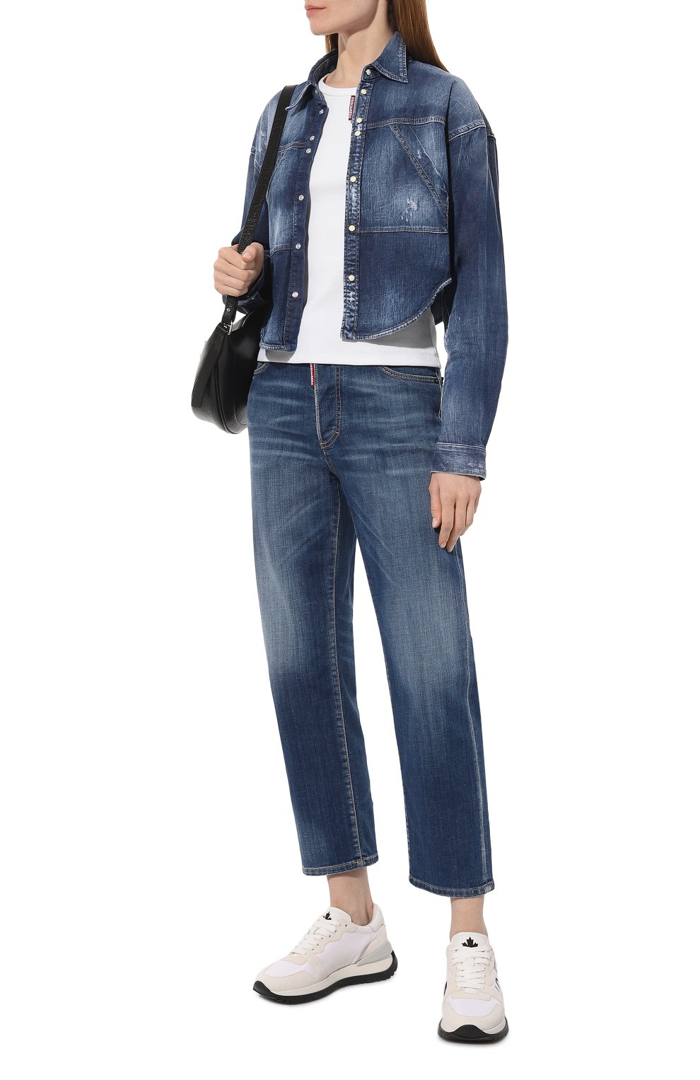 Комбинированные кроссовки run ds2 DSQUARED2, арт. SNW0340/01607277, фото 2