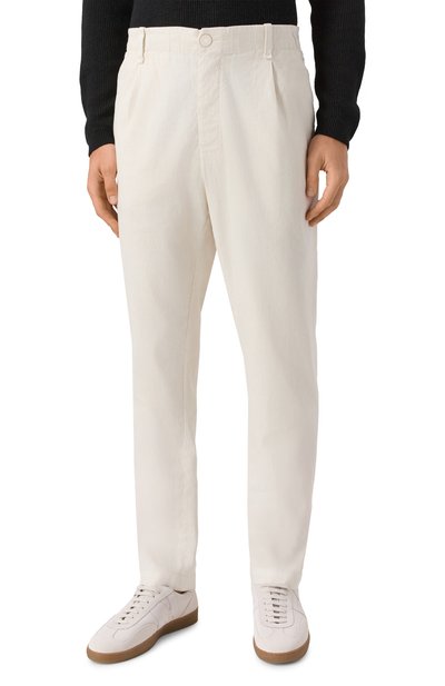 Брюки изо льна и хлопка TRANSIT, арт. CFUTRWF153, фото 3