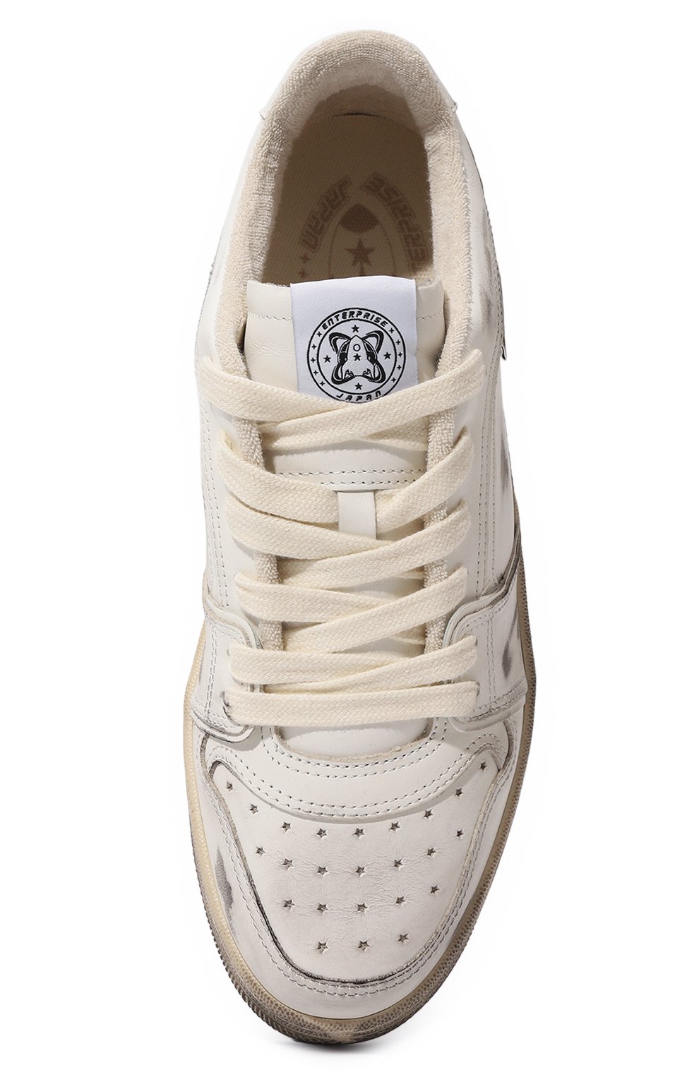 Кожаные кеды egg tag vintage ENTERPRISE JAPAN, арт. BG3013/PX407/S1400, фото 6