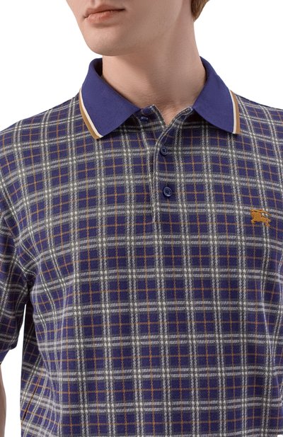 Поло из вискозы и хлопка BURBERRY, арт. 8119562, фото 5