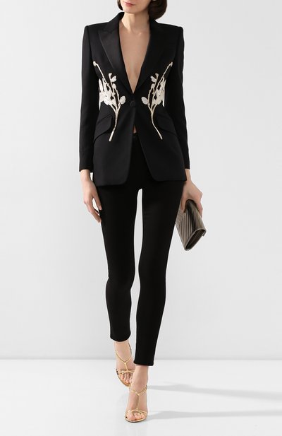 Жакет из смеси шерсти и кашемира ALEXANDER MCQUEEN, арт. 610281/QJAAA, фото 2