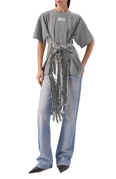 Хлопковая футболка MM6, арт. S52GC0358/M20170, фото 3