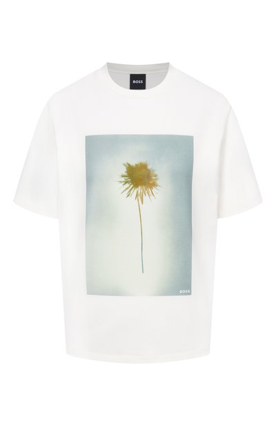 Женская хлопковая футболка BOSS, арт. 50563277